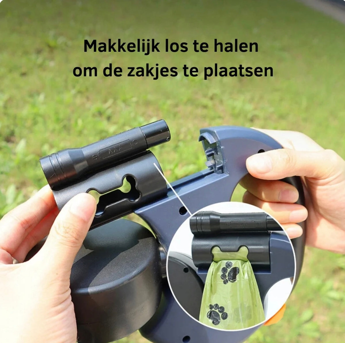 Paw Living Duo-Riem 360° - Knoopvrij Hondenriem voor 2 Honden